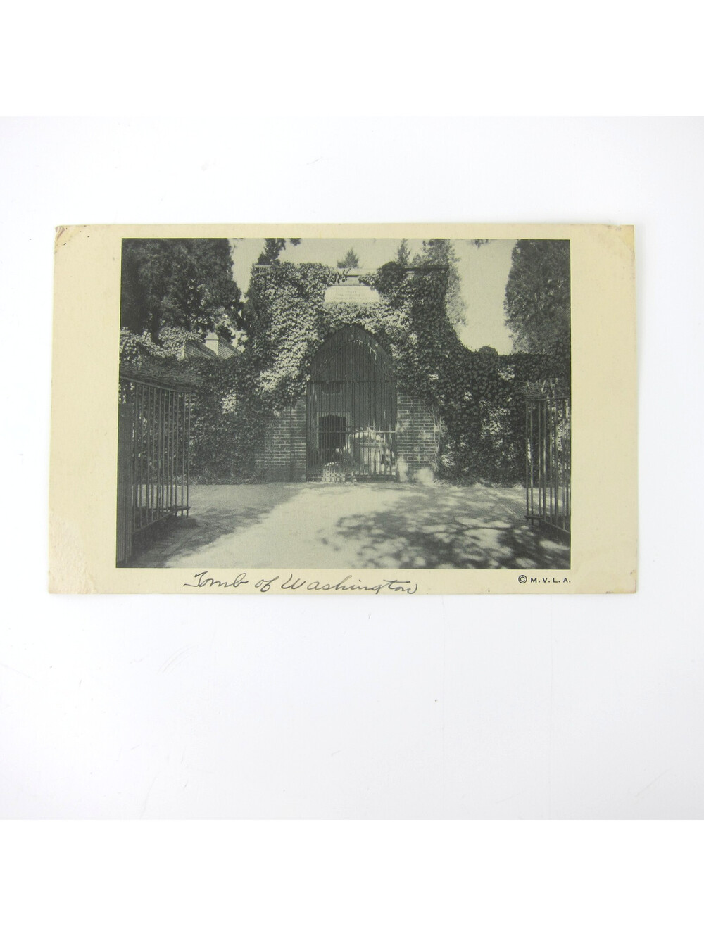 Vintage Postcard Tomb of Washington Mount Vernon Virginia George Washington 1938